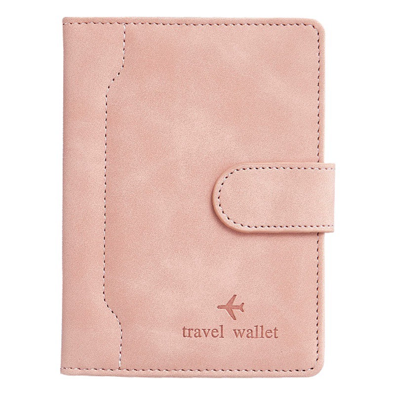 Трансграничная взрывоопасная сумка для паспорта RFID Легкая с магнитной пряжкой, противоугонная щетка, многофункциональный кошелек, зажим для дорожной защиты