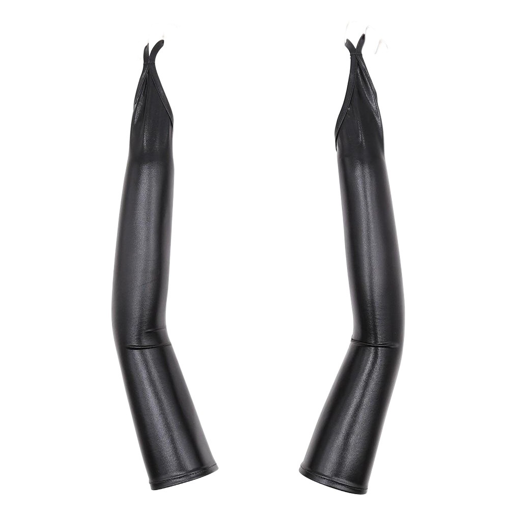 Tienda de fábrica juguetes sexuales juguetes alternativos sexy guantes de cuero de patente guantes adhesivos calcetines Accesorios de ropa interior de cuero de patente pu