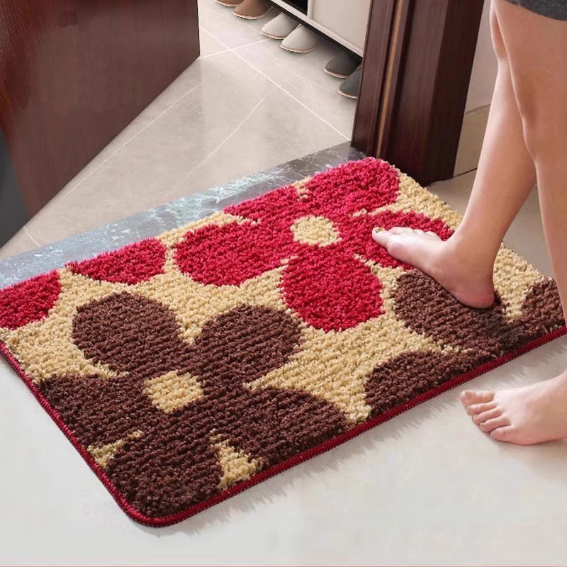 Baño de baño gran capacidad antideslizante alfombra de suelo absorbente de agua versátil alfombra de pie de dormitorio preferida práctica recomendación de selección doméstica