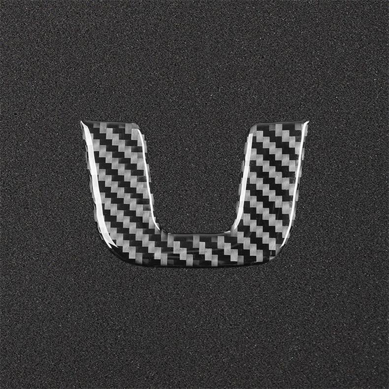 Suitable for Volkswagen 12-18 Models Magotan Cc Carbon Fiber Interior Modification Parts Steering Wheel Lower Trim Decorative Sticker