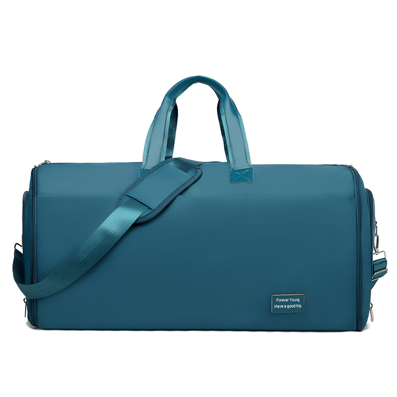 Transfronterizos nuevos trajes de mano de alta capacidad bolsa de almacenamiento de trajes bolsa de viaje bolsa de ropa plegable bolsa de fitness