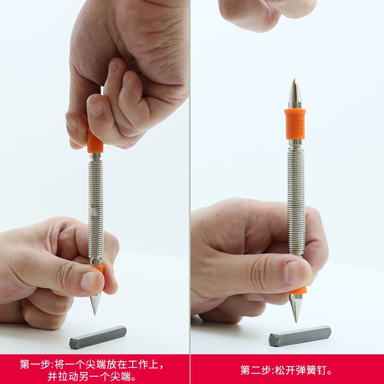 5 piezas herramienta de primavera traje primavera punzonado clavo punzonado centro punzonado cincel pin punzonado cincel