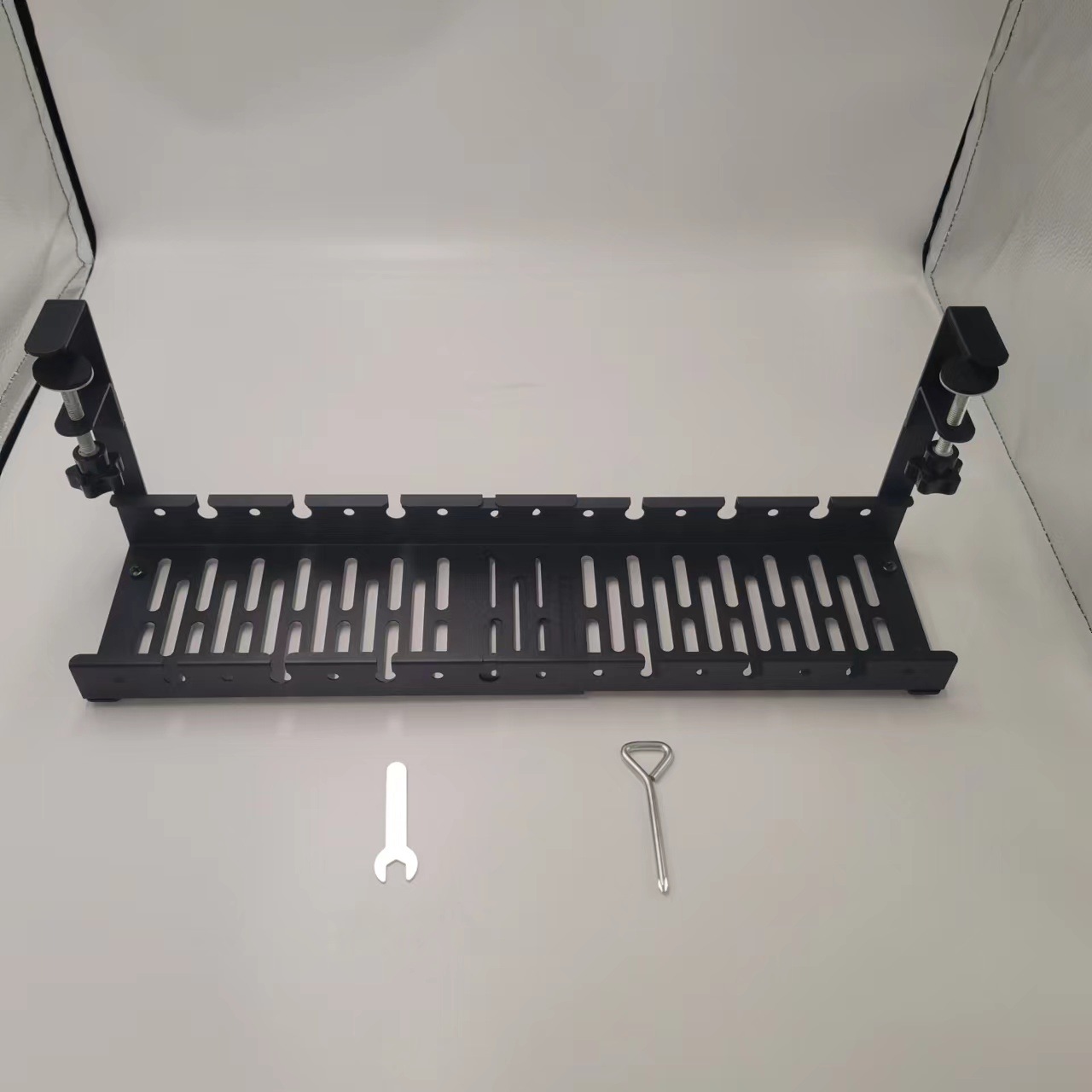 Organizador de cable de escritorio organizador de cable debajo de la Mesa retráctil sin perforaciones organizador de cable