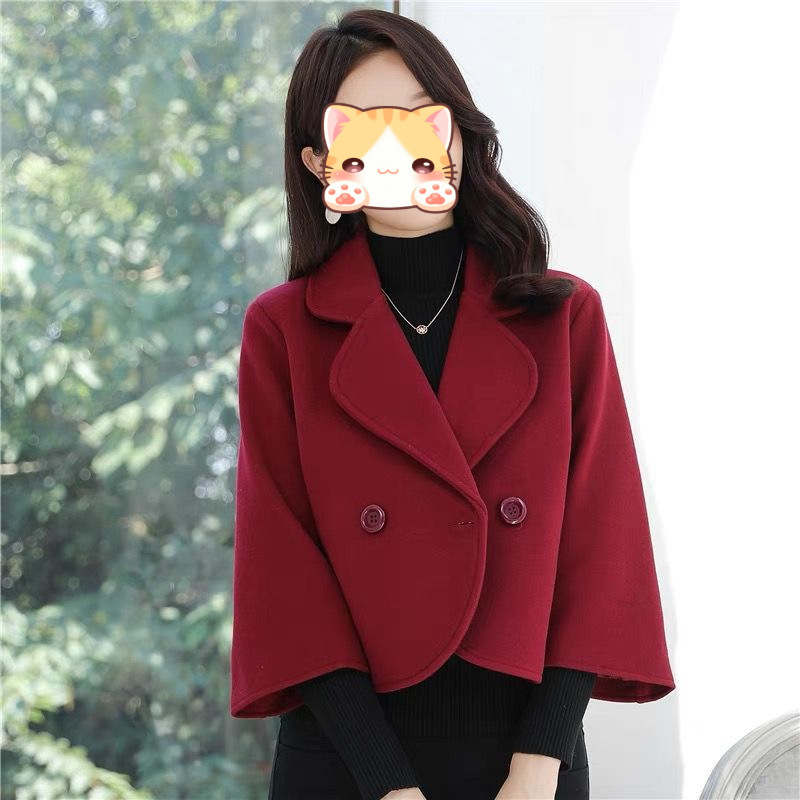 新款小西装短款外套女洋气2025春秋季韩版百搭小个子显瘦毛呢上衣|undefined