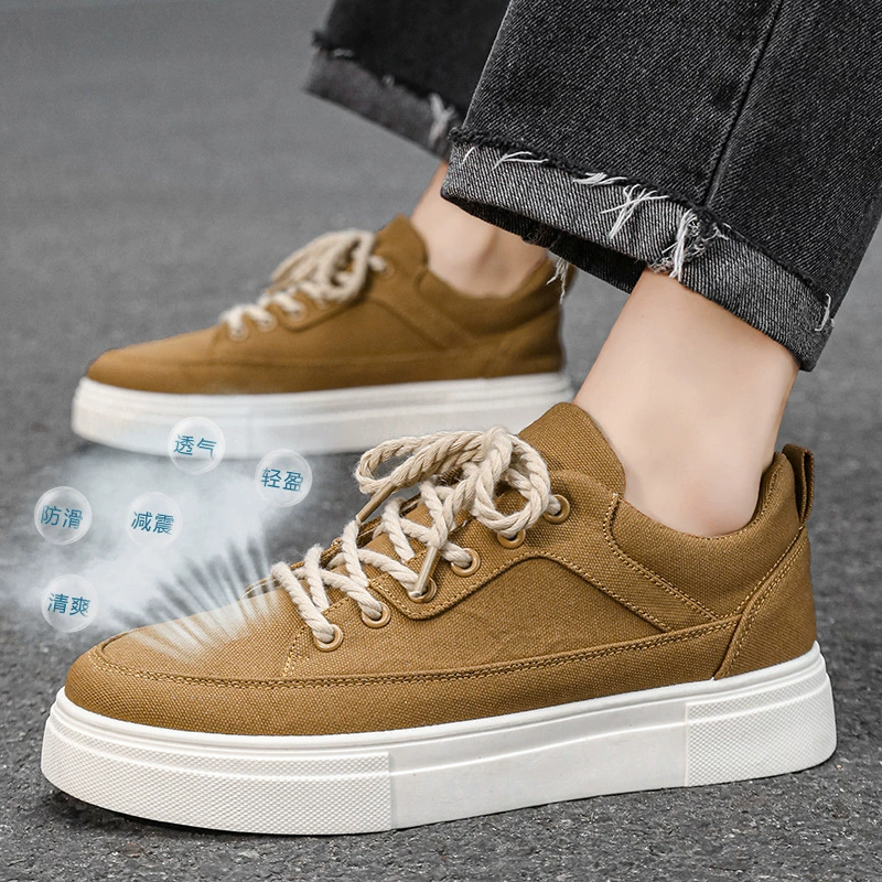 Обувь Мужская низкая банда холст приливная обувь Студенческая обувь встряхивает звук сеть красная мужская обувь внешняя торговля мода мужская повседневная спортивная обувь