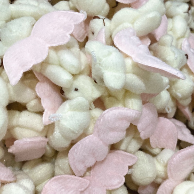 ぼんやりしている天使の熊の携帯チェーンの人形のぬいぐるみのペンダントはかわいいキーホルダーins関節熊を掛けます。|undefined