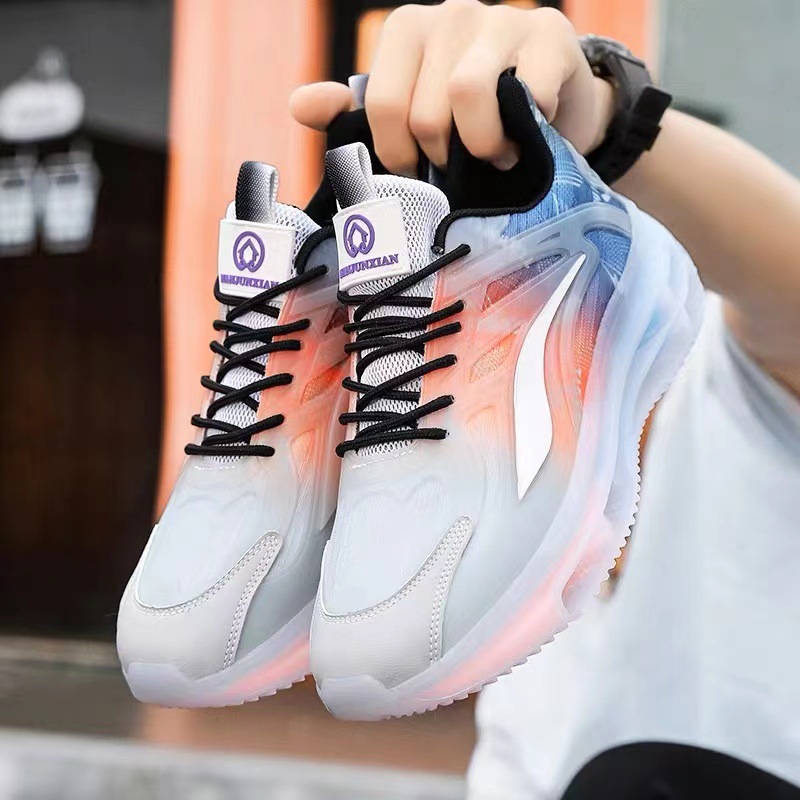 Zapatos para niños verano 2025 nuevos zapatos deportivos de malla para niños zapatos de papá transpirables de fondo suave de palomitas de maíz para niños grandes