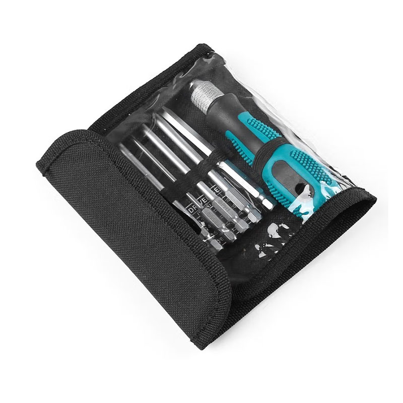 Destornillador multifuncional traje Reparación de electrodomésticos conjunto de 9 piezas combinación destornillador herramienta manual destornillador fábrica al por mayor