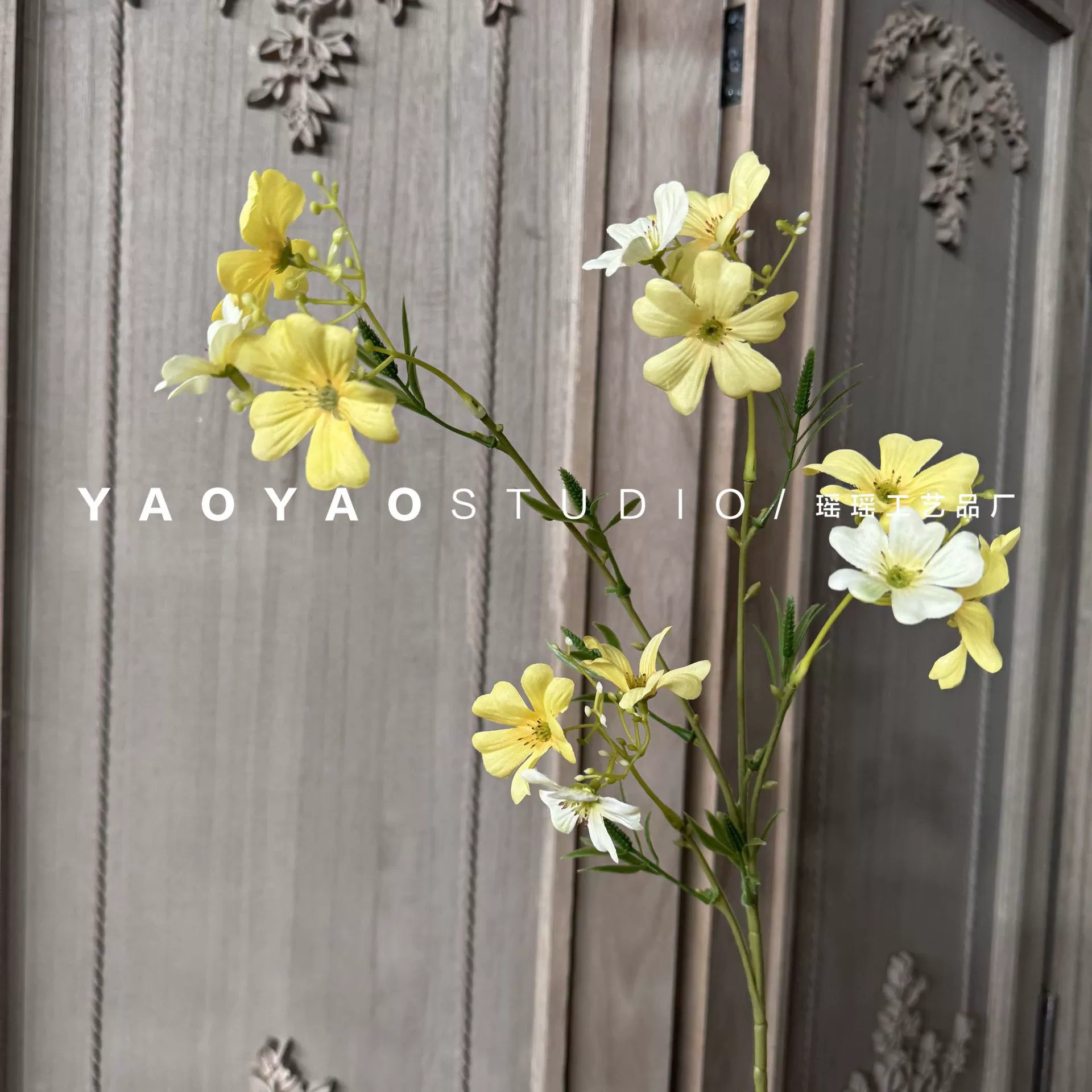 Monet Garden Wind Simulation Flower Coffee Shop Sedies Outdoor Wedding False Flower Store Window Landscape Landscape Landscape
