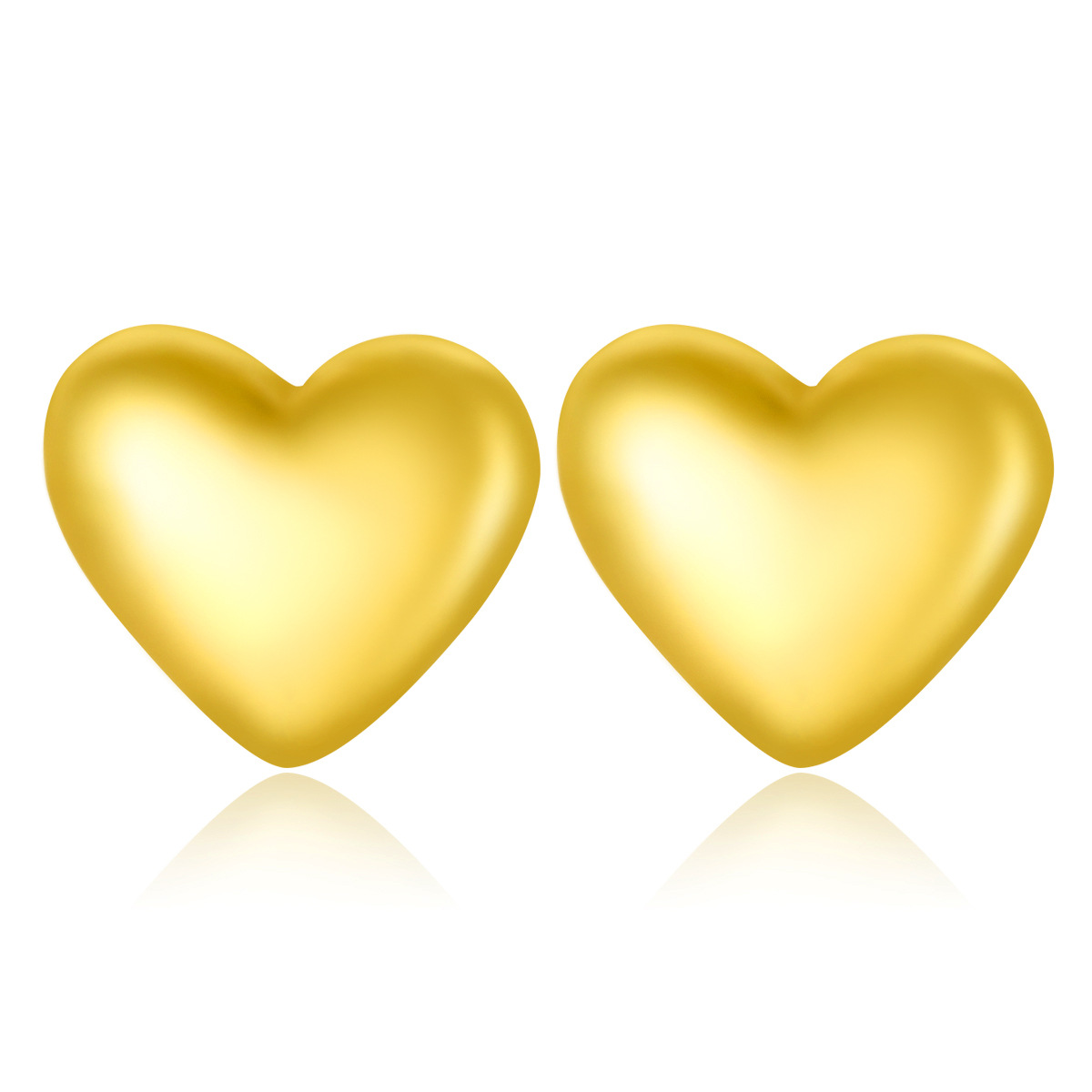 Joyas transfronterizas europeas y estadounidenses INS amor retro diseño pernos de arete exagerado geometría simétrica aretes de moda en forma de corazón mujeres