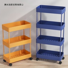 推车置塑料小推车厨房落地多层可移动5元以内储塑料卧室零食收纳