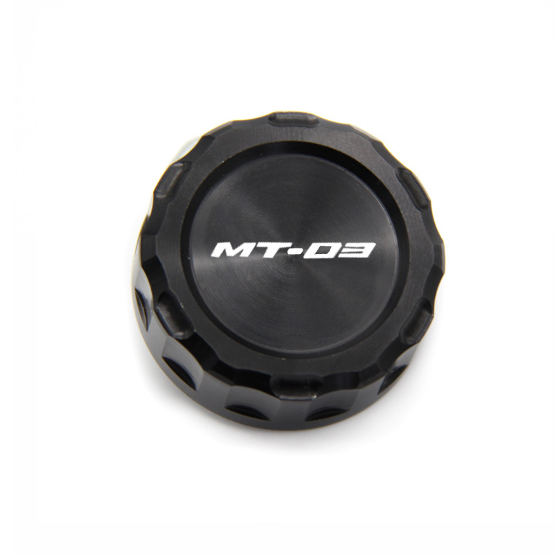 YAMAHA MT07 MT09 MT10 MT03 MT15 수정 된 후면 브레이크 오일 컵 커버 리어 오일 포트 커버에 적합