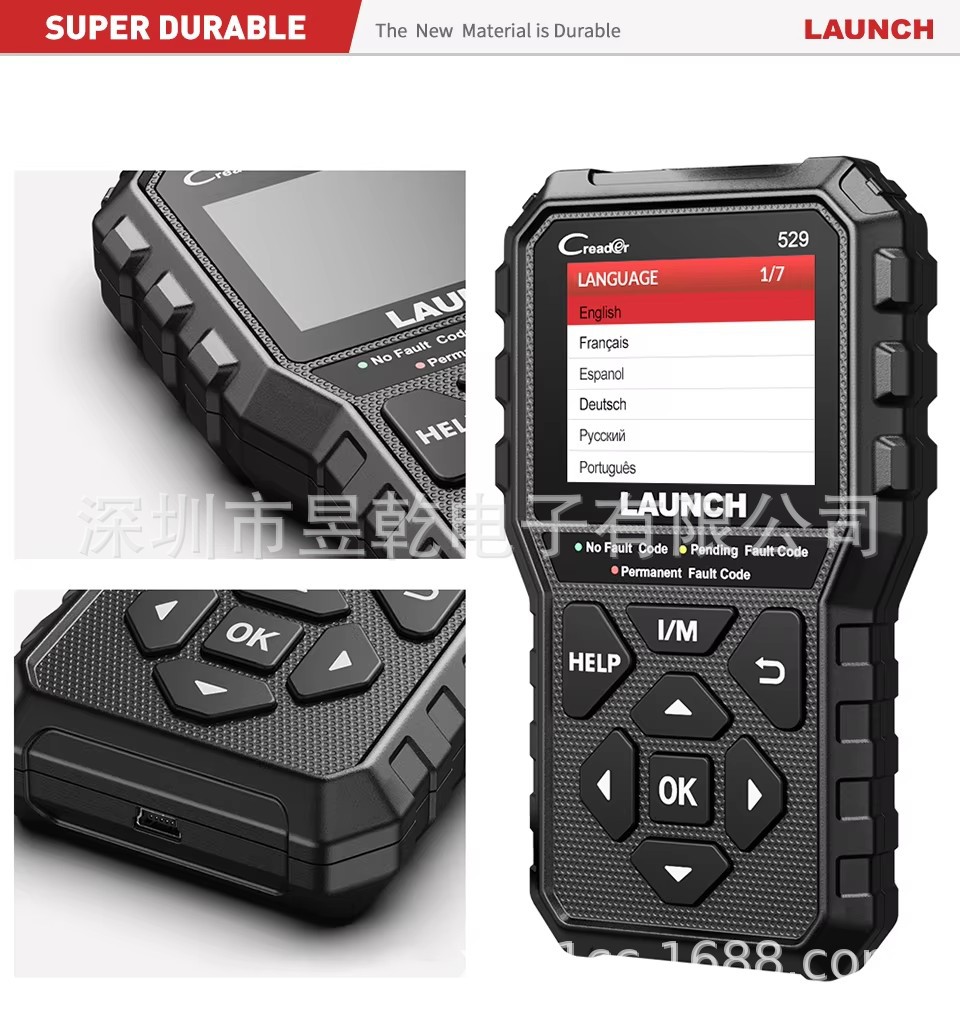Cross-border wholesale LAUNCH Creader 529 OBD2 Scan Tool CR529 Car code reader
