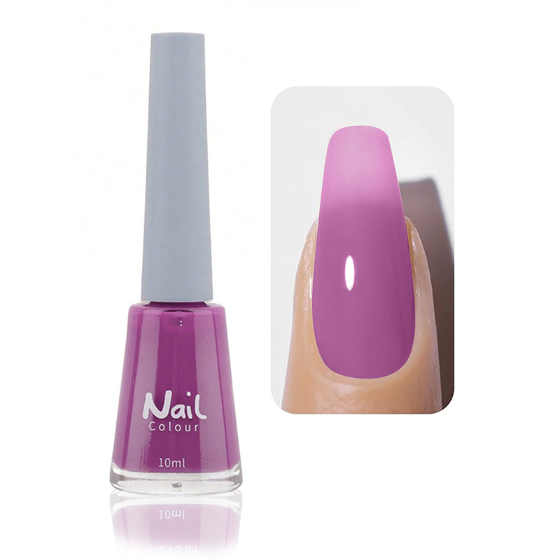 Oily non-peeling long-lasting nail polish baking-free quick-drying non-fading nude transparent nail polish wholesale