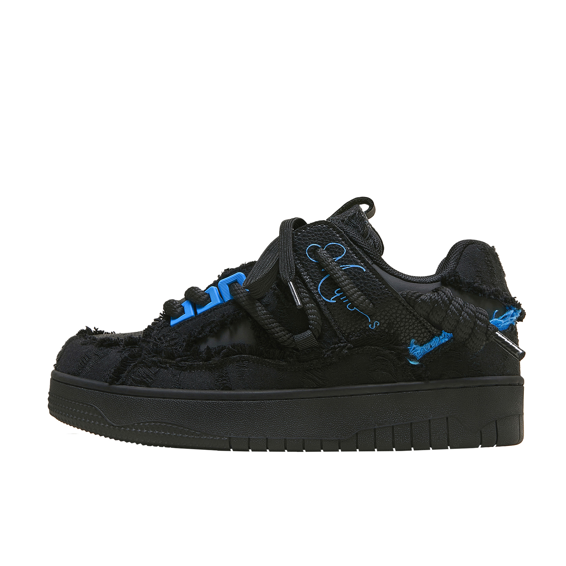 Guangzhou Shoe Dtruction Athetic Seri Black Warrior Jugendtrend Lässig Vielseitige Low-Top Unisex Sneakers Herren_voghion.com