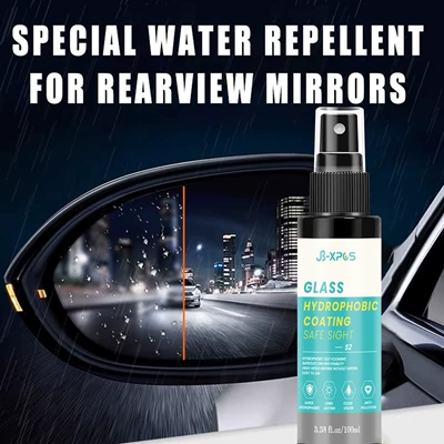 rain, and water adhesion, Automotive glass defogging agent