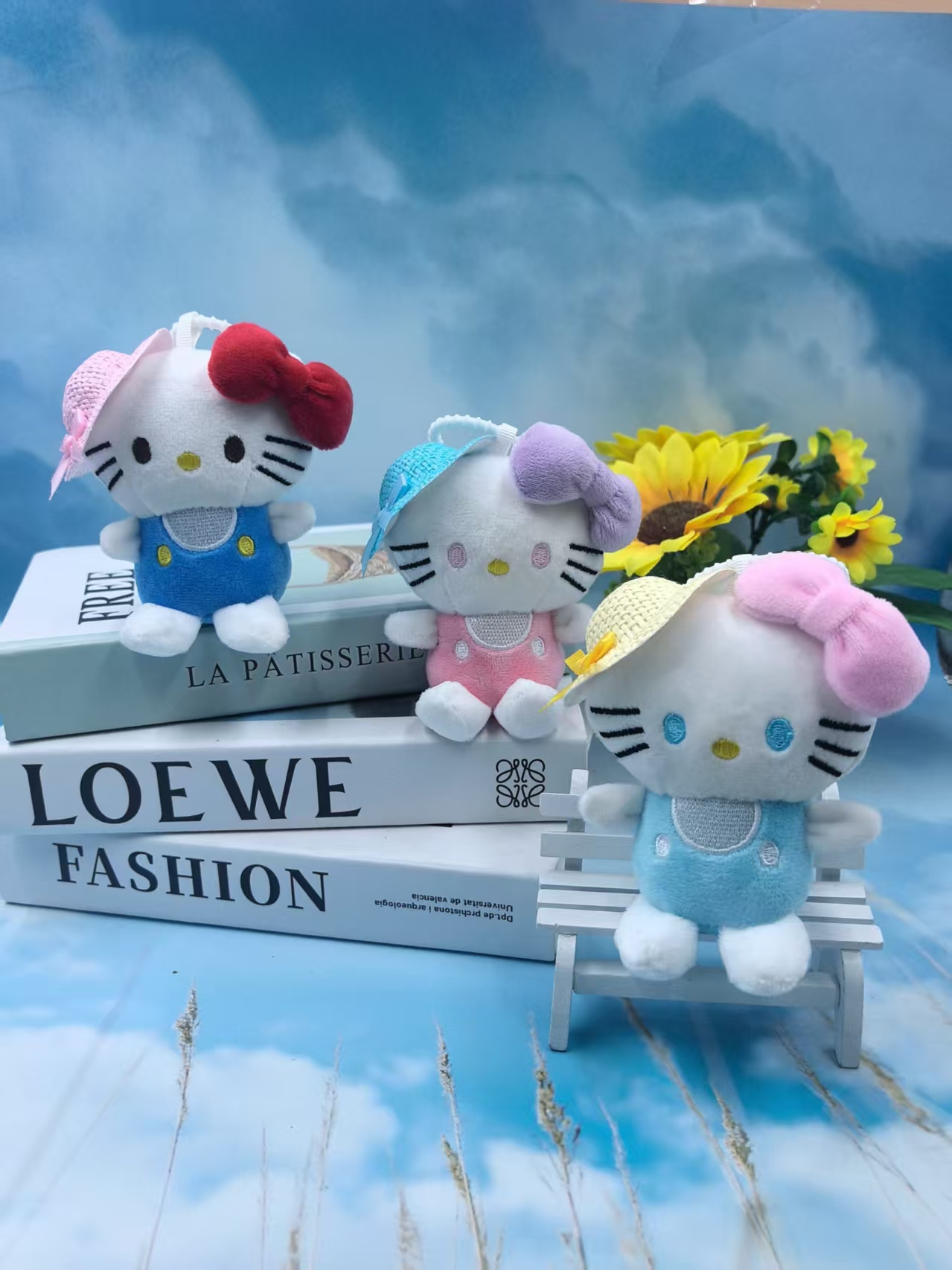 草帽kt / 精品4寸多颜色的随机发[单款20起批】