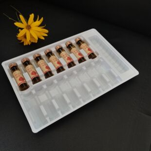 Manufacturers sell 10 ml 15 blister plastic tray oral liquid special packaging blister inner tray plastic tray