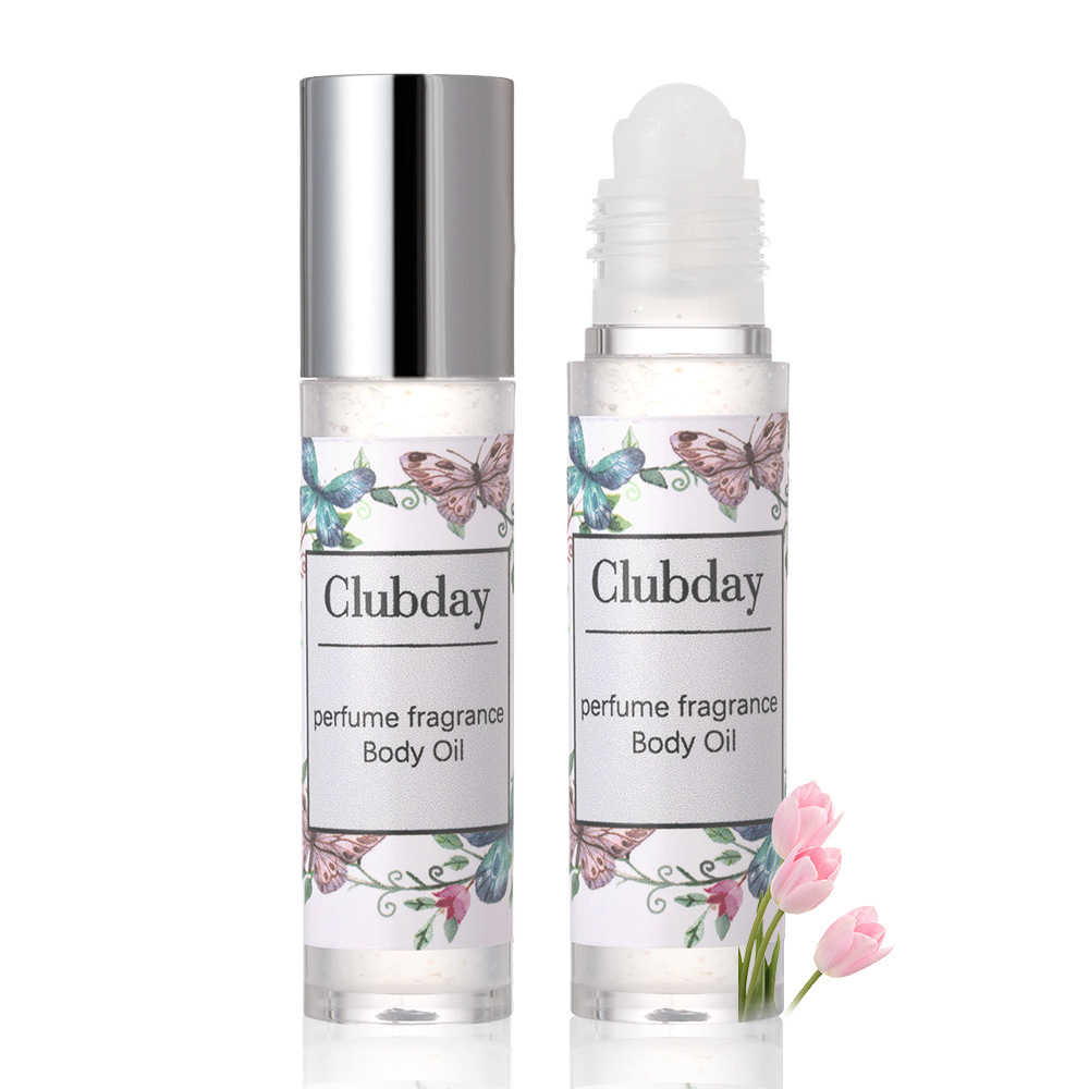 Clubday Body Fragrance Long-lasting Floral Roll-on Perfume Oil Natural Sparkling 3-bottle Wholesale Export Perfume Oil undefined