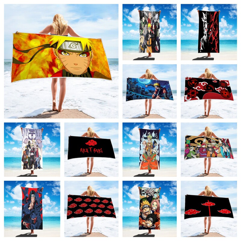 Naruto Series Amazon New Product Beach Towel Polyester Bath Towel Direct from Manufacturer Beach Towel Dropshipping Naruto Series Amazon New Product Beach Towel Polyester Bath Towel Direct from Manufacturer Beach Towel Dropshipping