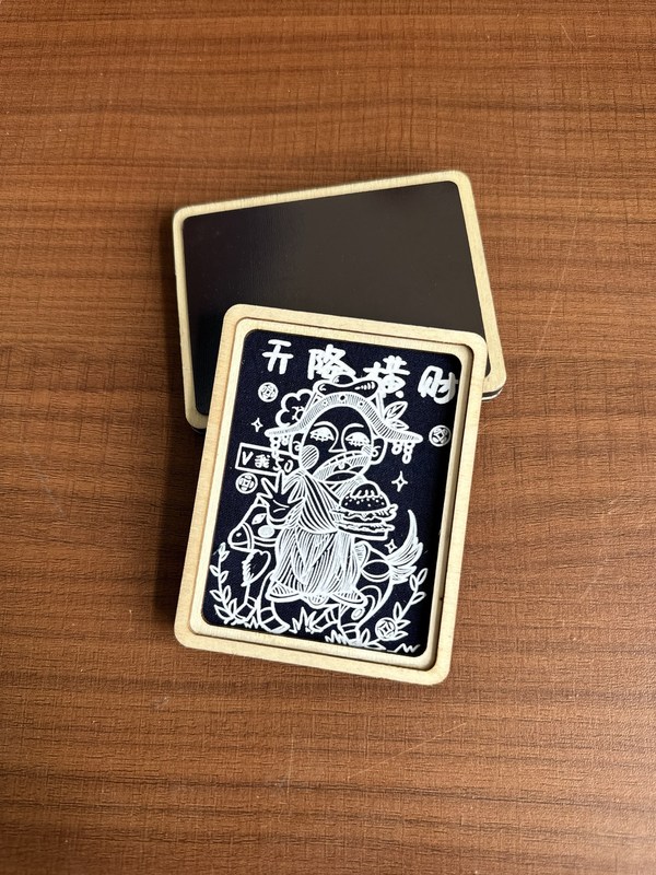 云南大理手工蓝染非遗瓦猫冰箱贴新款个性创意复古文创旅游纪念品|undefined