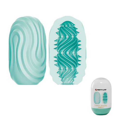 Bellepaire Tila Male Air Egg Heat Plastic Elastic Material Duck Egg 18 Pieces per Box Adult Products 14931H