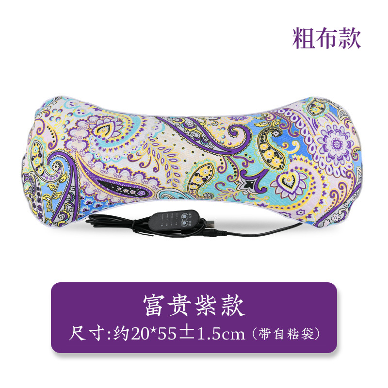Almohada de hueso de calefacción eléctrica almohada de hueso de estera almohada de hueso de terciopelo doméstico almohada de ajenjo almohada de ajenjo almohada cervical al por mayor