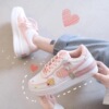 Sneakers, white shoes platform, footwear, Korean style, trend of season