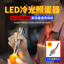 照蛋手电筒LED冷光孵化灯强光充电小鸡蛋乌龟蛋种检查验蛋器