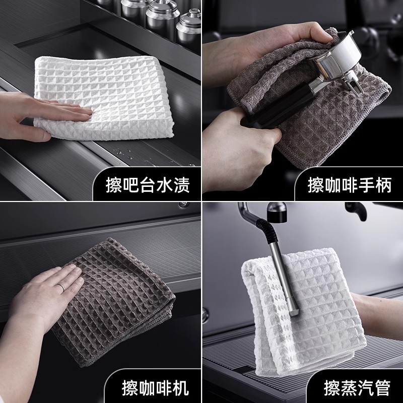 Toallas de cocina gruesas absorbentes de agua, toallas especiales de cocina para limpieza de waffle para el hogar