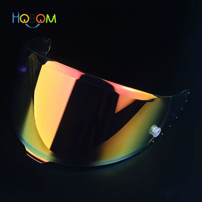 Nxr2 Cwr-F2 Visor Mirror: Dəbilqə (Kaska) aksesuarları - aurora-gold-red