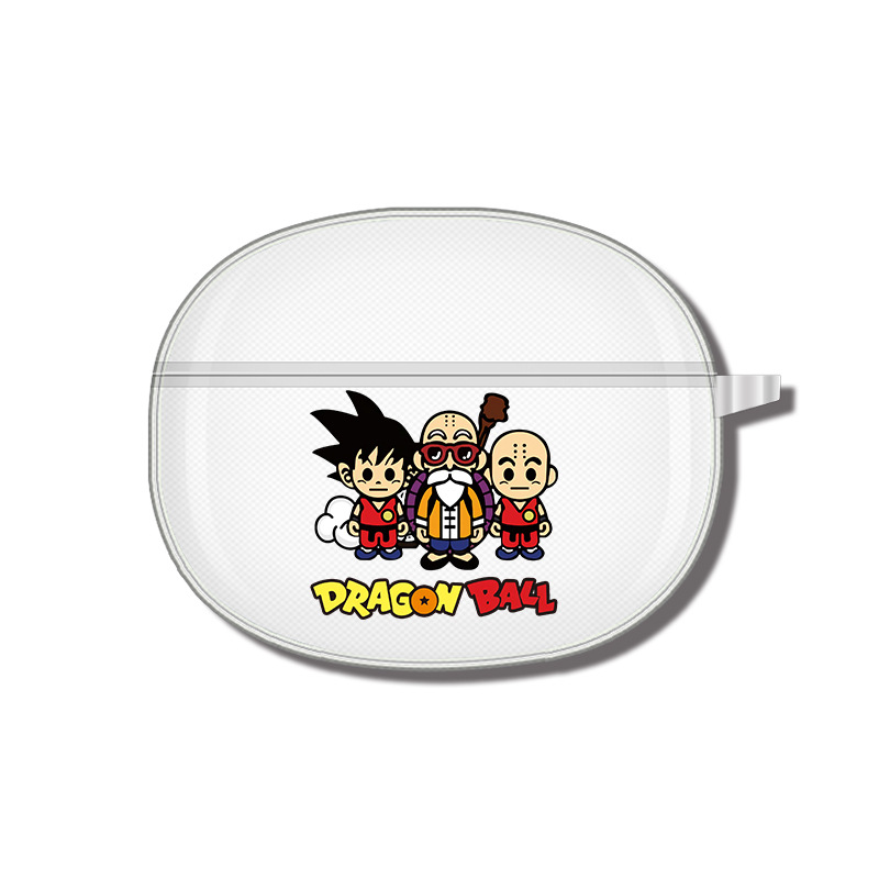 Adecuado para realme buds air3, funda para auriculares, funda protectora Bluetooth, carcasa suave transparente de TPU, patrón de impresión en color