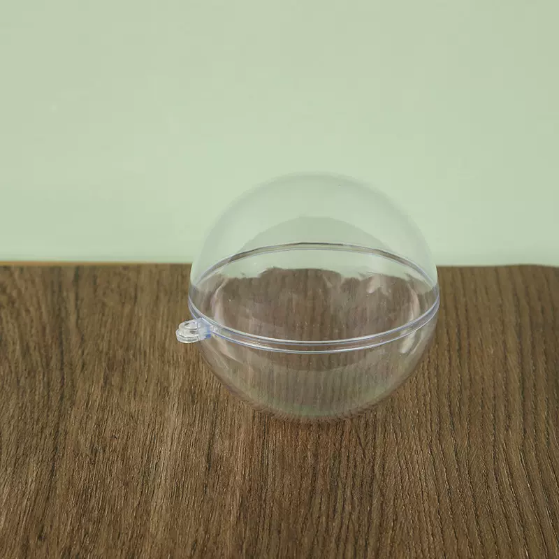 高透明球 6cm节庆装饰用品圆球塑料PS喜糖盒球圣诞球 厂家直销