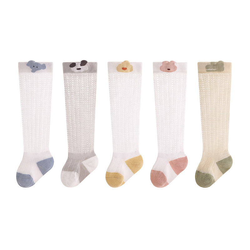Summer thin children's knee socks for new born