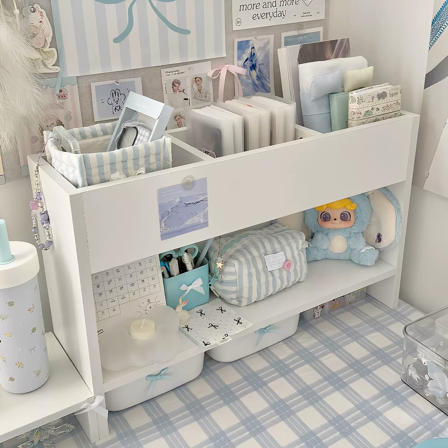 桌面置物架书架桌上多层收纳架宿舍书桌改造神器柜子学生家用书柜