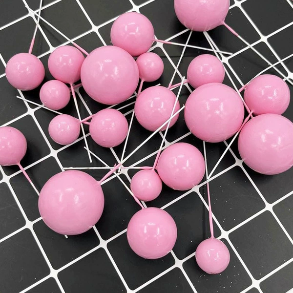 Cake Decorating Balls – Pink