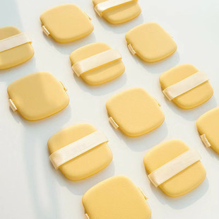 Butter Biscuit Powder Puff Expands When Exposed to Water, Special Makeup Sponge for Liquid Foundation, Can Be Used Wet or Dry, Butter Biscuit Powder Puff