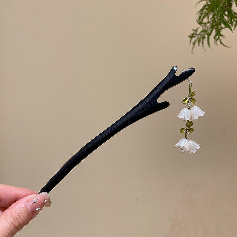 Estilo antiguo horquilla de madera hembra nuevo estilo chino imitación sándalo simple moderno hanfu tocado temperamento updo palillos del pelo al por mayor