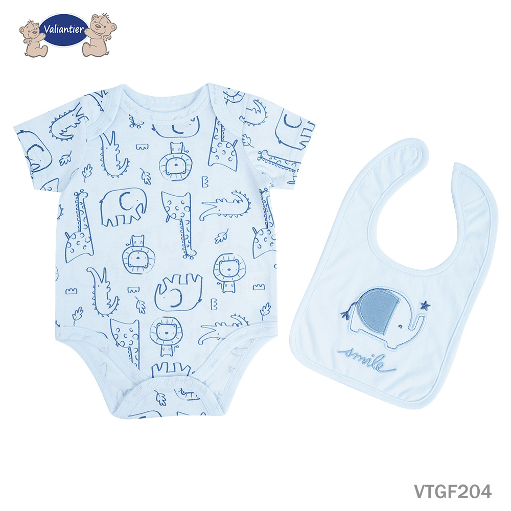 Verano recién nacido con toallas de saliva set dibujos animados lindos bebés ropa de mangas cortas bebés abrigo image 10