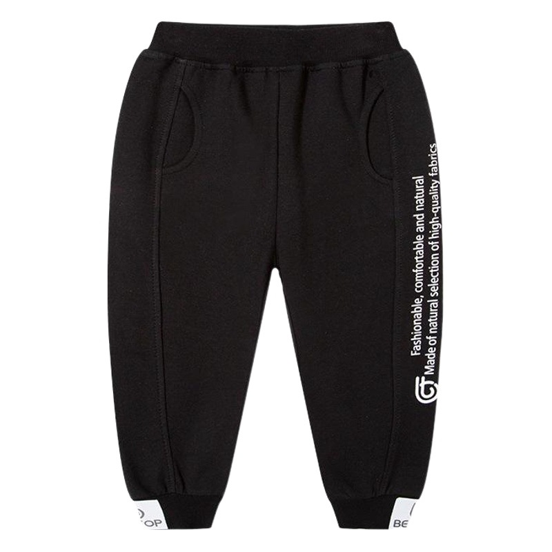 2024 nuevos Pantalones deportivos para niños de otoño pantalones de letras para niños Pantalones deportivos casuales moda image 1