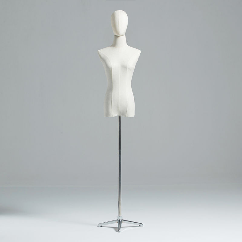 Modelo de cabeza maniquí accesorios tienda de ropa de mujer ventanas de exhibición modelo de vestido de boda busto modelo
