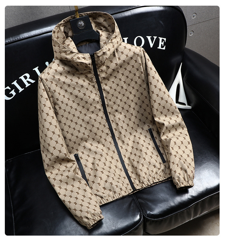 Men's Hooded Jacket Lightweight Sun Protection Sunproof Outerwear_voghion.com