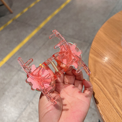 Cartoon Spongebob Clip New Cute Girl Back of Head Hair Clip Large Shark Clip Wholesale Hair Accessories