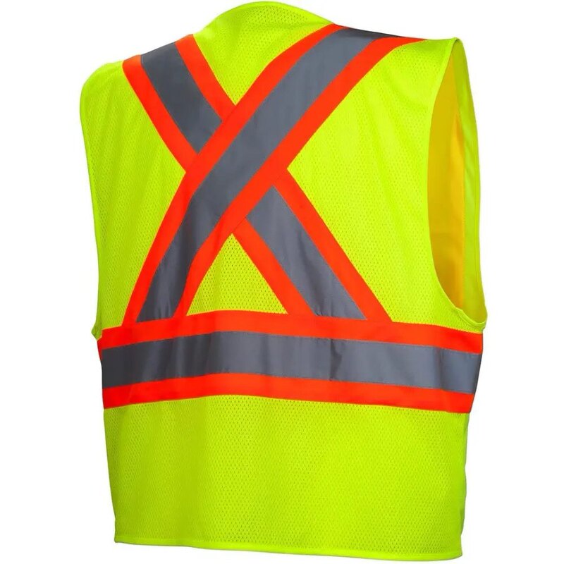 Cross-Border Supply of High-Visibility Safety Vest Logo Reflective Jackets Can Support Fabric Replacement