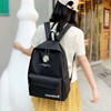 Backpack, capacious shoulder bag, Korean style, suitable for teen, for students, for secondary school, 2020 years