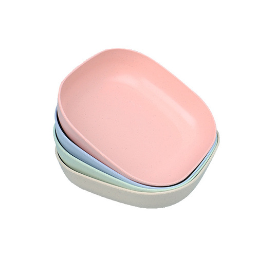 Home deep dish boneless plate food prep plate dining table bone plate waste plate salad bowl snack candy plate