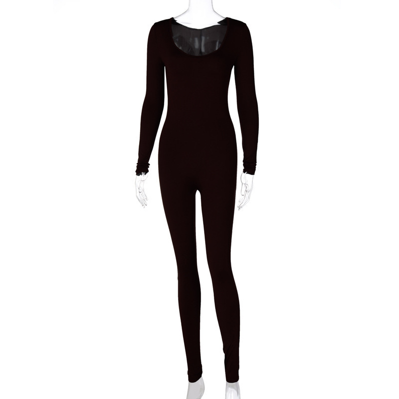 欧米の婦人服の爆発品の2024秋の新型のファッションの長袖は身を修めて尻の一体のワンピースの外国貿易の卸売りの潮を持ちます。|undefined