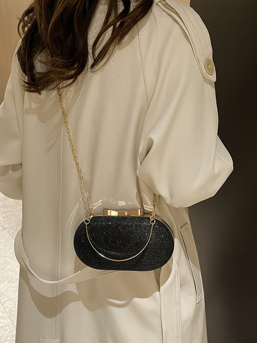 Cross-border high-end women's foreign trade single-shoulder hand-held cross-body evening bag small square box bag banquet handbag