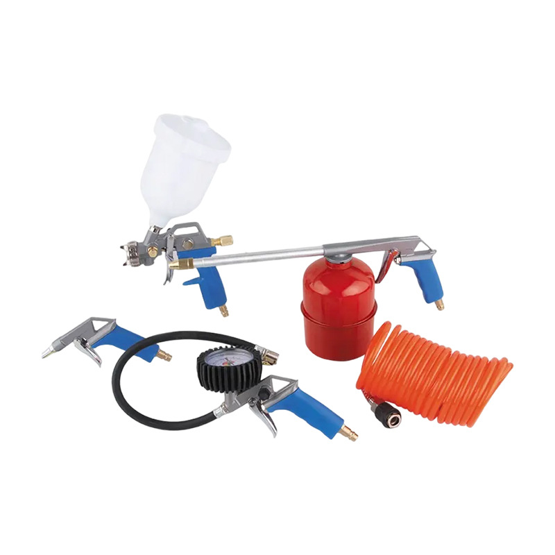 Máquina de grabado neumática de WF-004A personalizada transfronteriza 3 & 6mm pequeña lijadora 16 piezas juego de herramientas de reparación de automóviles