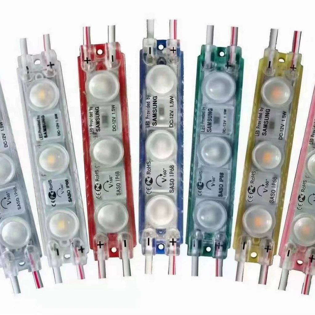 Трансграничный 2835 ультразвуковой модуль 1.5W холодный белый свет подсветка водонепроницаемый IP68 рекламный источник света завод с буквами модуль